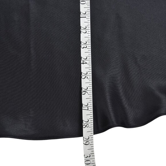 La Senza Slip Dress Nightgown Side Slits Lingerie Black Teddy Size Large - Picture 12 of 12